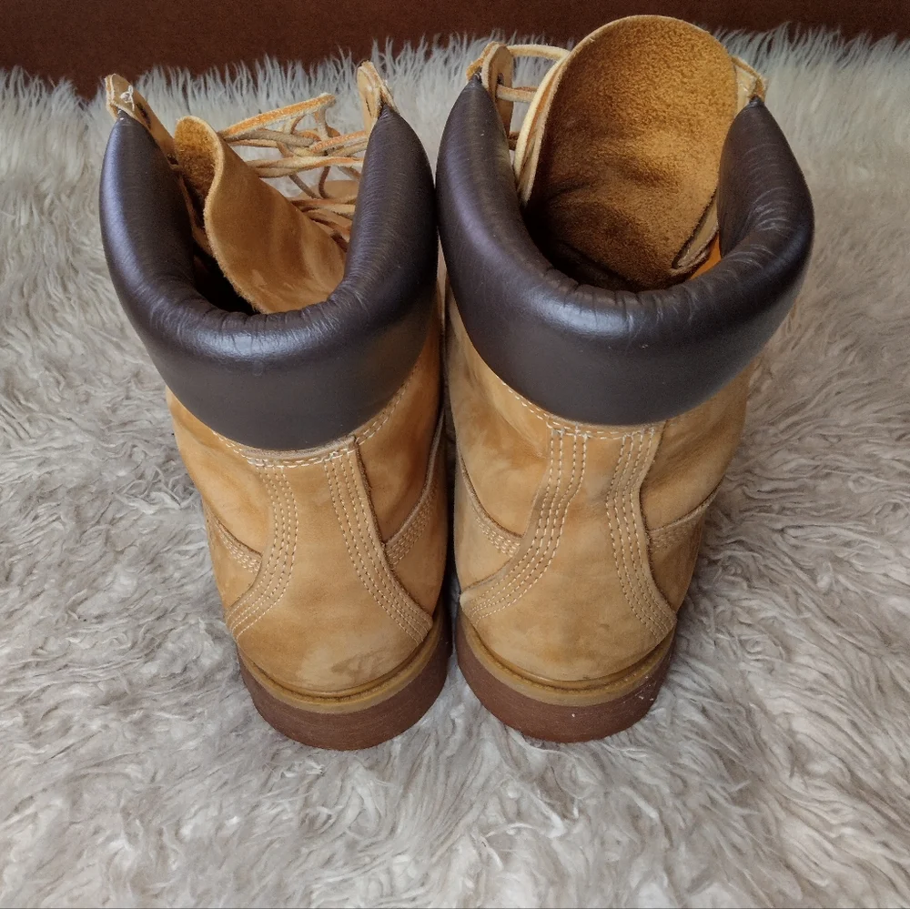 Vintage Timberland Leather Lace Up Waterproof Boot Size 13W